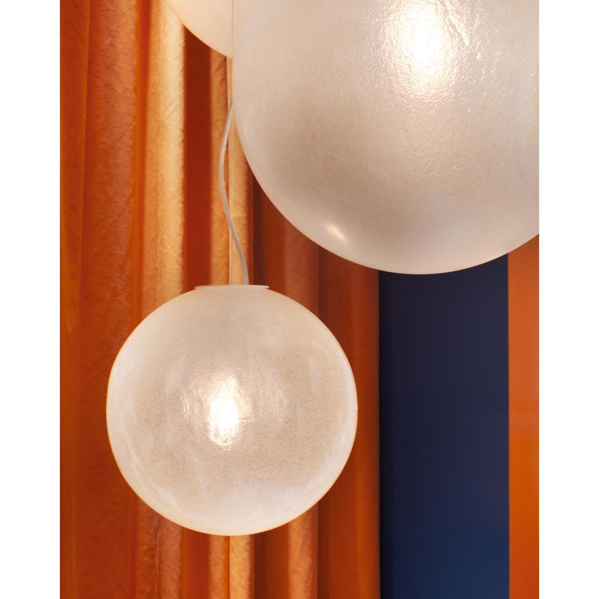 Murano Pendant - / Ø 40 cm - Frosted glass-effect plastic by Slide White – image 4