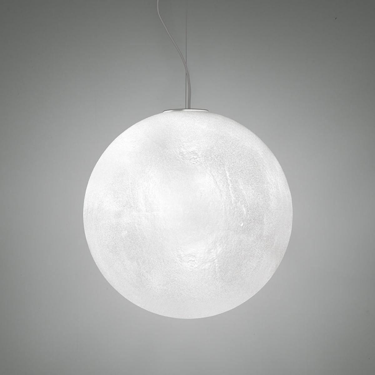 Murano Pendant - / Ø 40 cm - Frosted glass-effect plastic by Slide White – image 1
