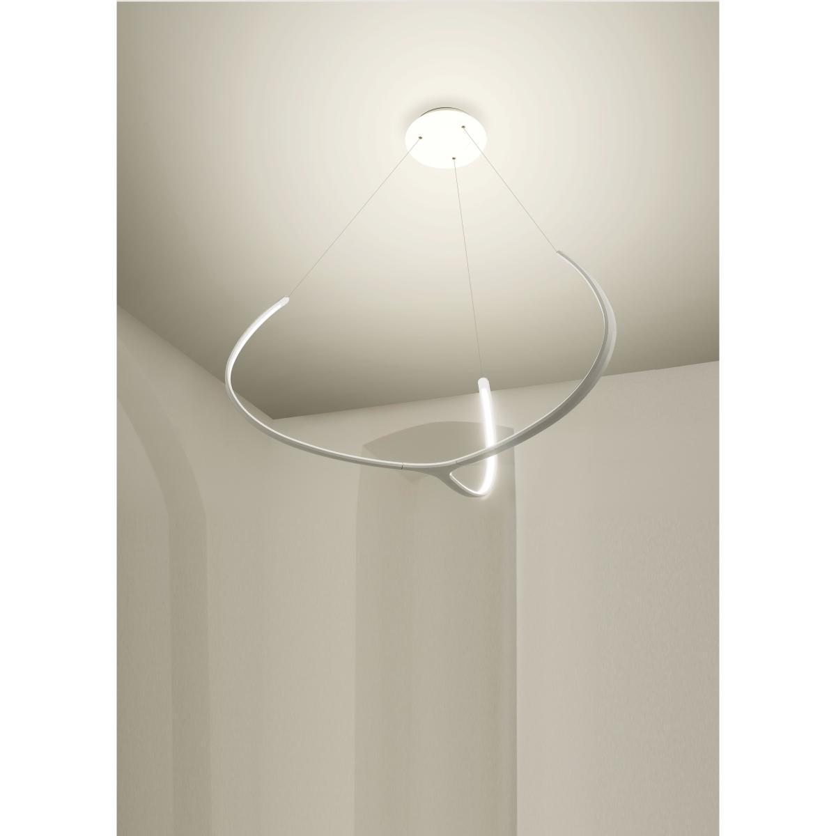 Alya LED Pendant - / Ø 100 cm by Nemo White – image 3