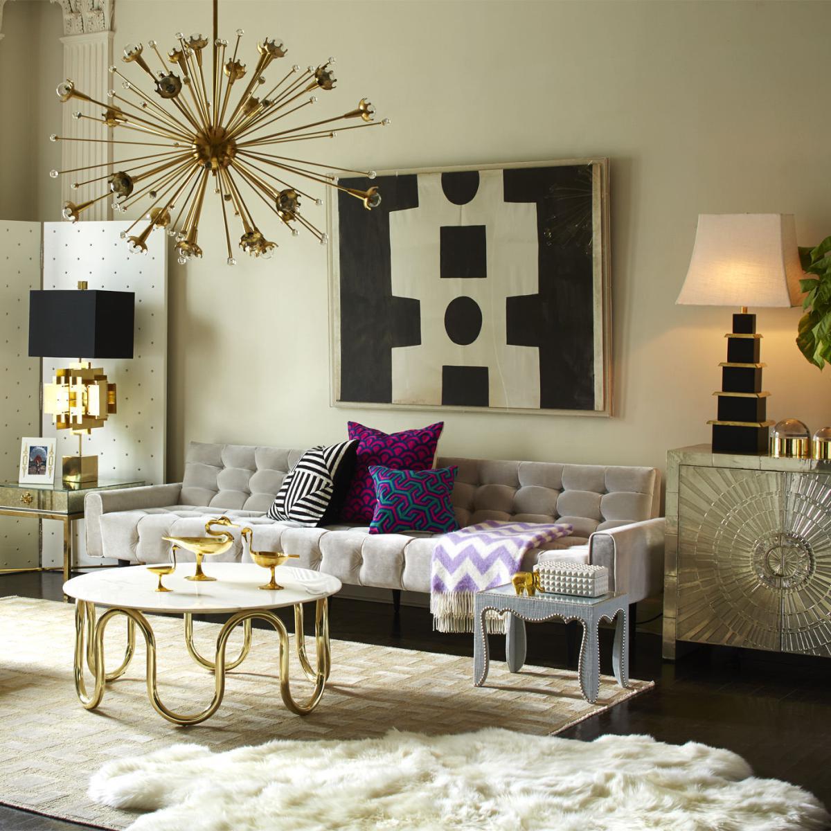 Sputnik Pendant - / Ø 85 cm by Jonathan Adler Gold/Metal – image 4