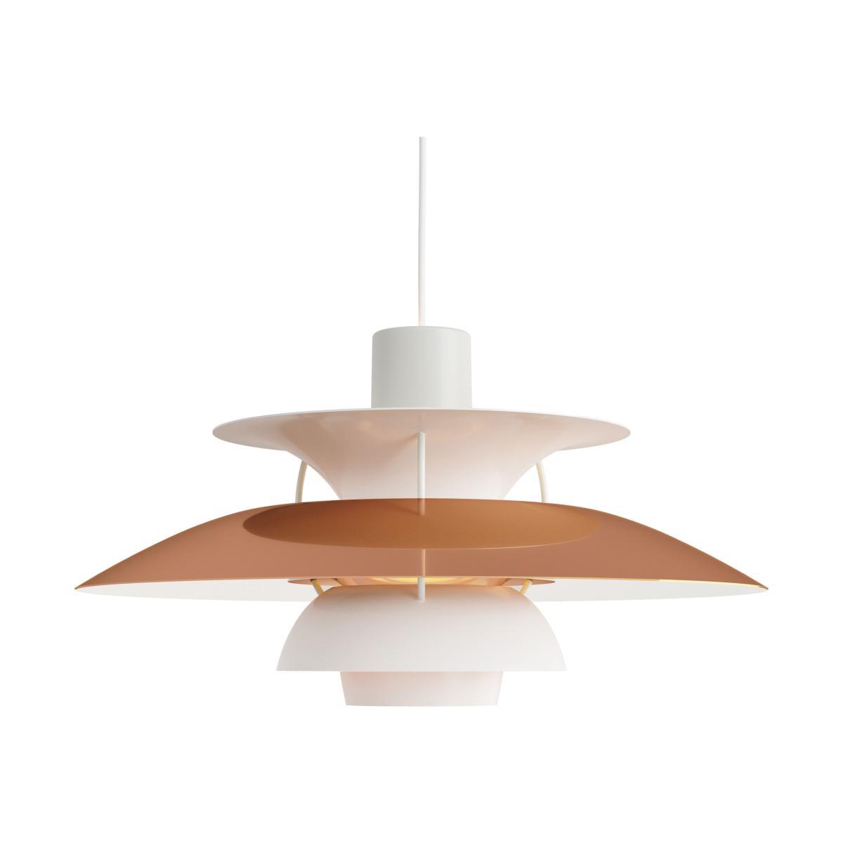 PH 5 Pendant - / Ø 50 cm - Mat finish by Louis Poulsen White/Copper – image 1