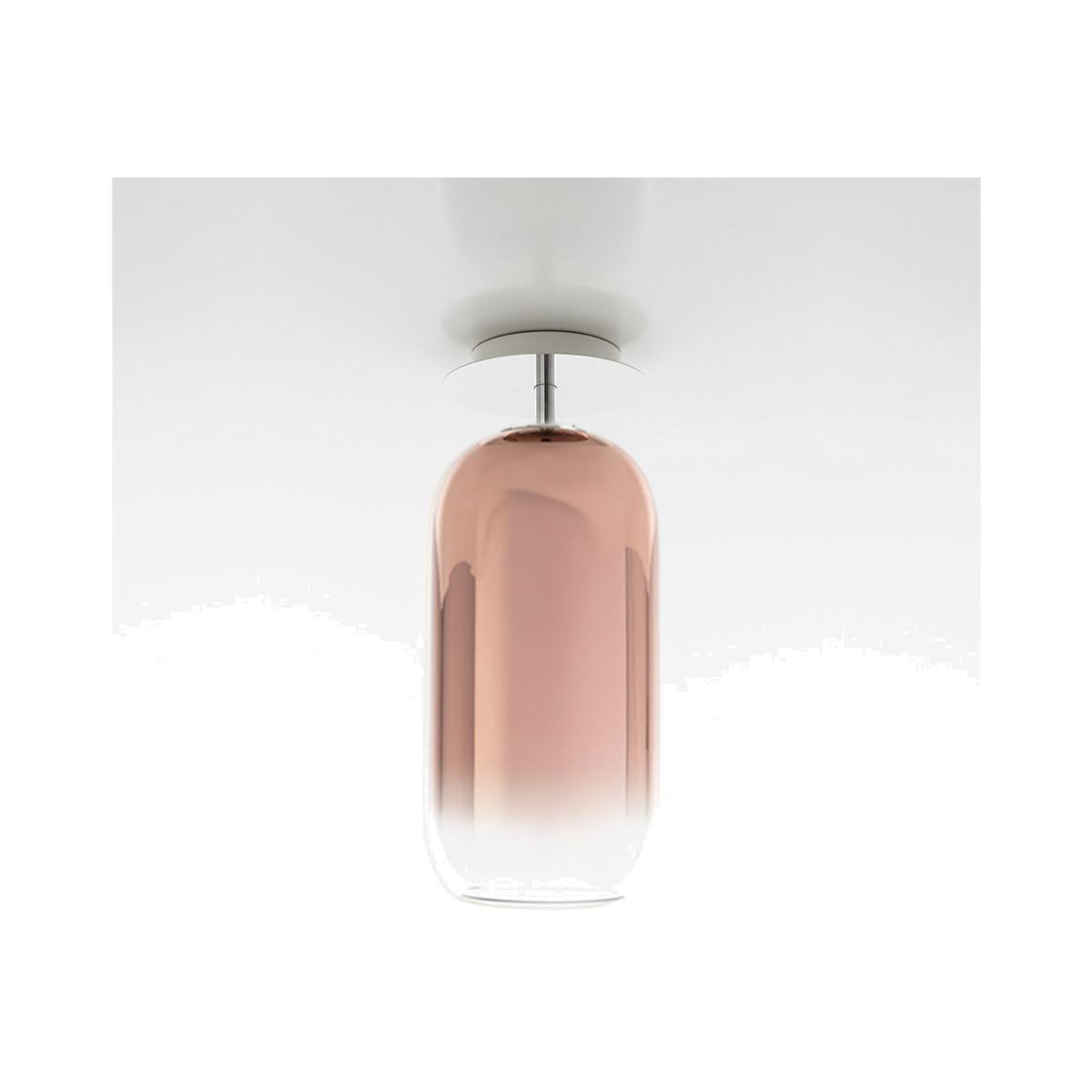 Gople Ceiling light - / Glass - H 50 cm by Artemide Transparent/Metal – image 1