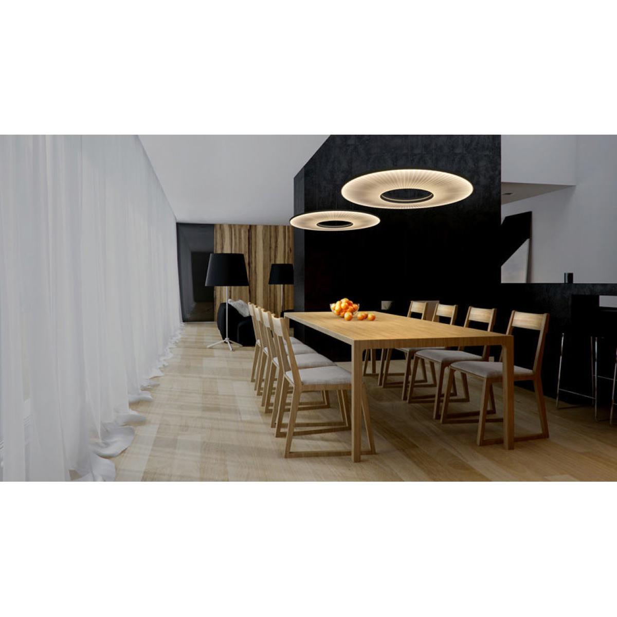 Iris Pendant - Ø 60 cm - LED - Horizontal / Two-sided lighting by Dix Heures Dix White/Beige – image 2