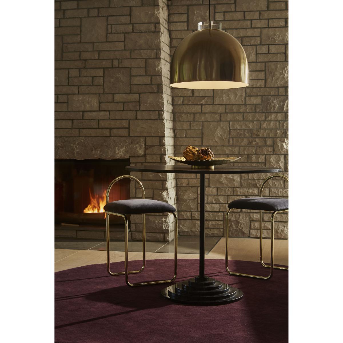 Luceo Ronde Pendant - / Large Ø 45 cm - Metal & glass by AYTM Gold/Metal – image 6