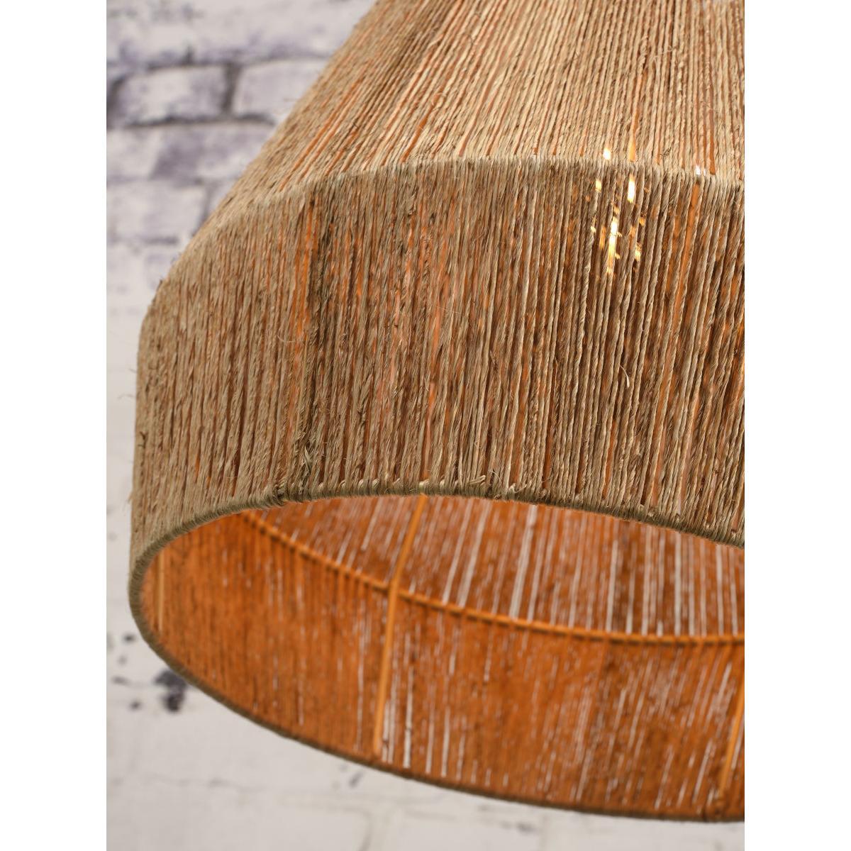 Iguazu Large Pendant - / Ø 50 x H 60 cm - Jute by GOOD&MOJO Beige/Natural wood – image 6