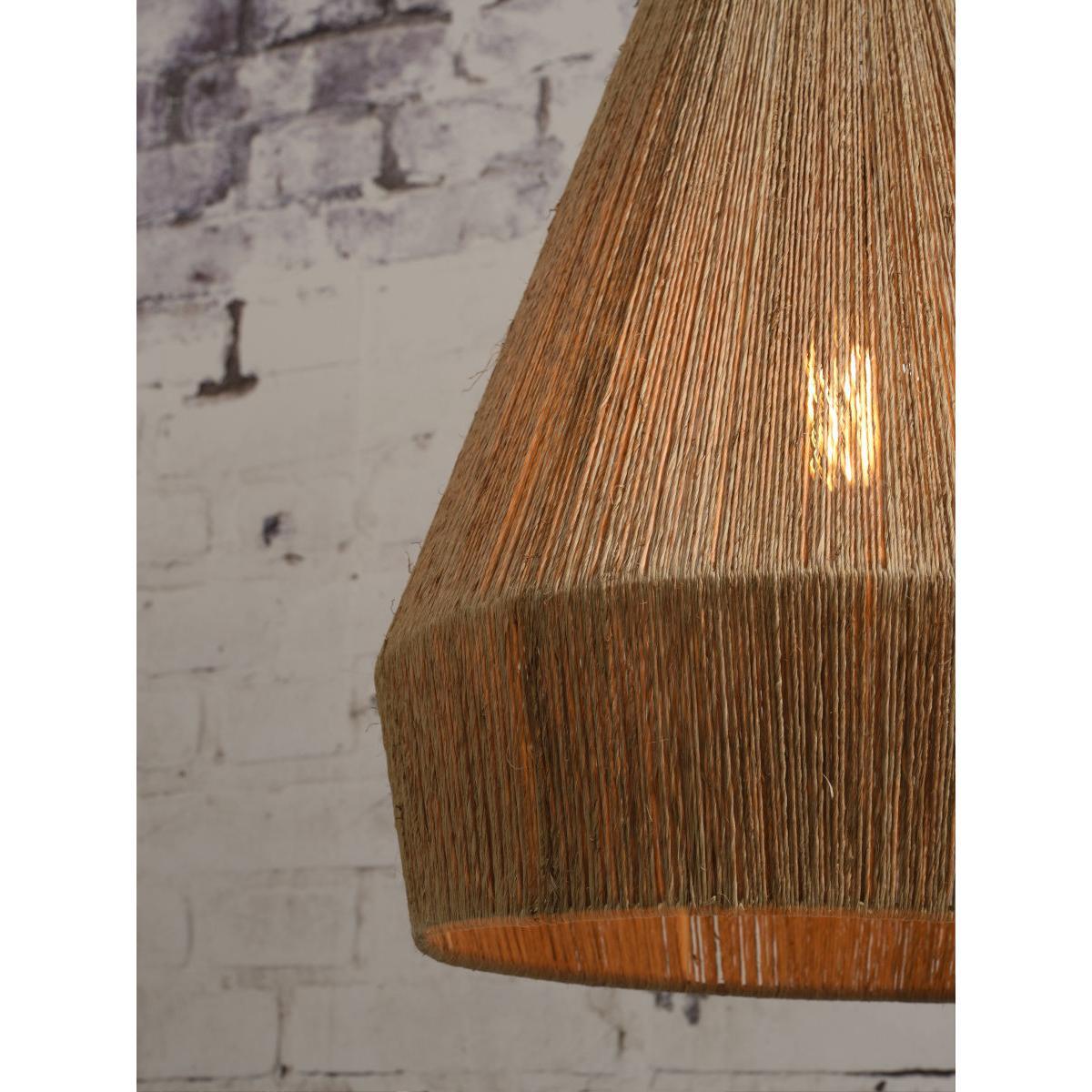 Iguazu Large Pendant - / Ø 50 x H 60 cm - Jute by GOOD&MOJO Beige/Natural wood – image 9