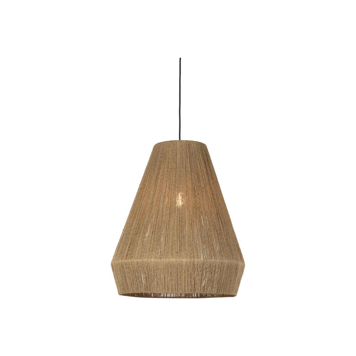 Iguazu Large Pendant - / Ø 50 x H 60 cm - Jute by GOOD&MOJO Beige/Natural wood – image 1