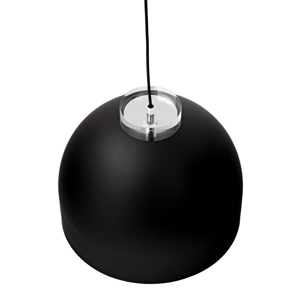 Luceo Ronde Pendant - / Large Ø 45 cm - Metal & glass by AYTM Black – image 3