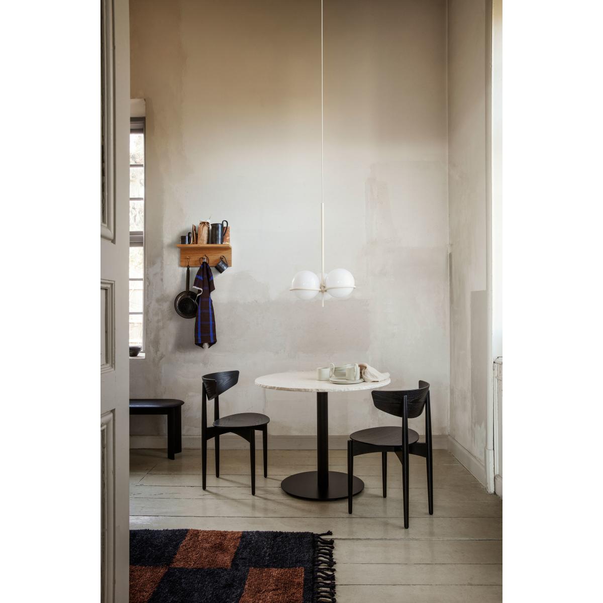 Era Pendant - / Ø 47.6 x H 20 cm - Glass & metal by Ferm Living Beige – image 5
