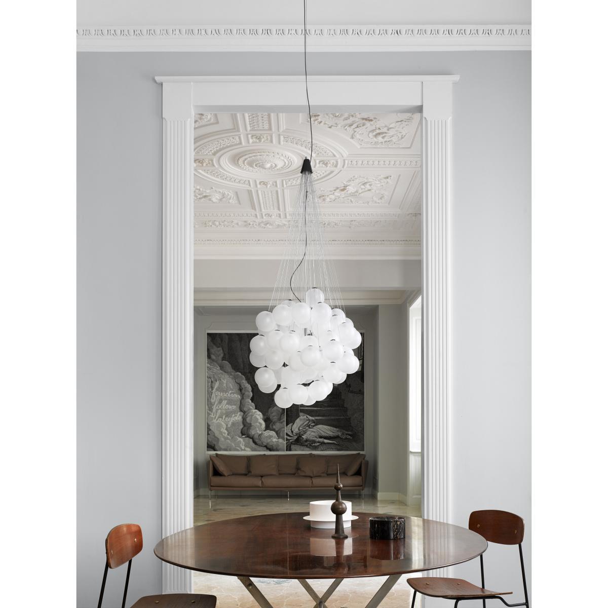 Stochastic Pendant - LED - 48 elements - Ø 40 cm by Luceplan White – image 2