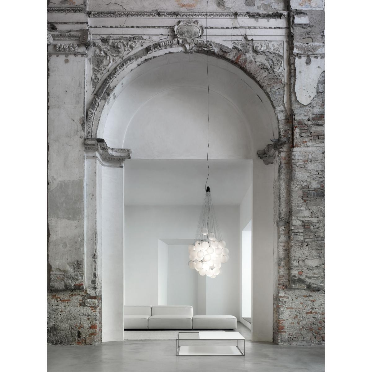 Stochastic Pendant - LED - 48 elements - Ø 40 cm by Luceplan White – image 3