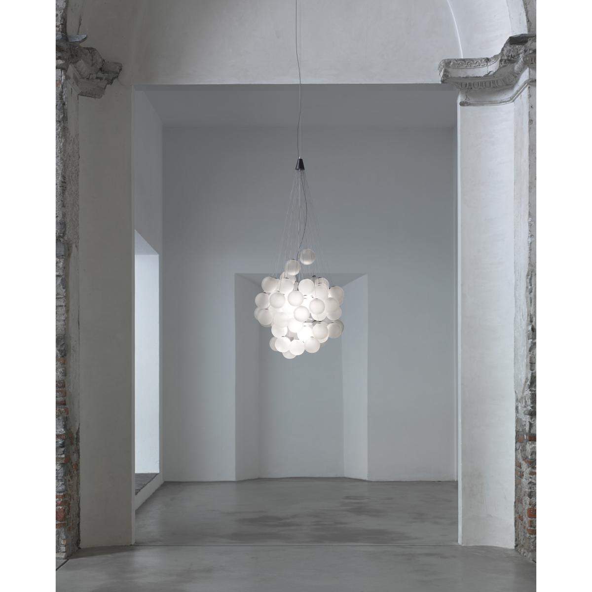 Stochastic Pendant - LED - 48 elements - Ø 40 cm by Luceplan White – image 4