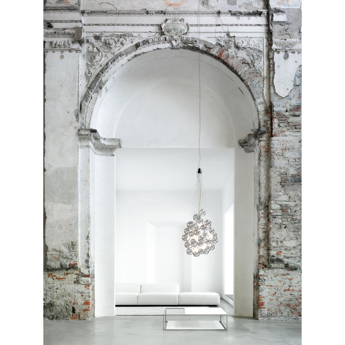 Stochastic Pendant - LED - 48 elements - Ø 40 cm by Luceplan White – image 6