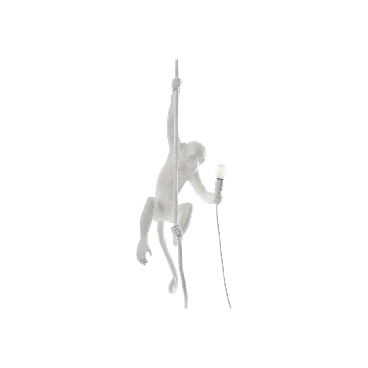 Monkey Hanging Pendant - / Indoor - H 80 cm by Seletti White – image 1