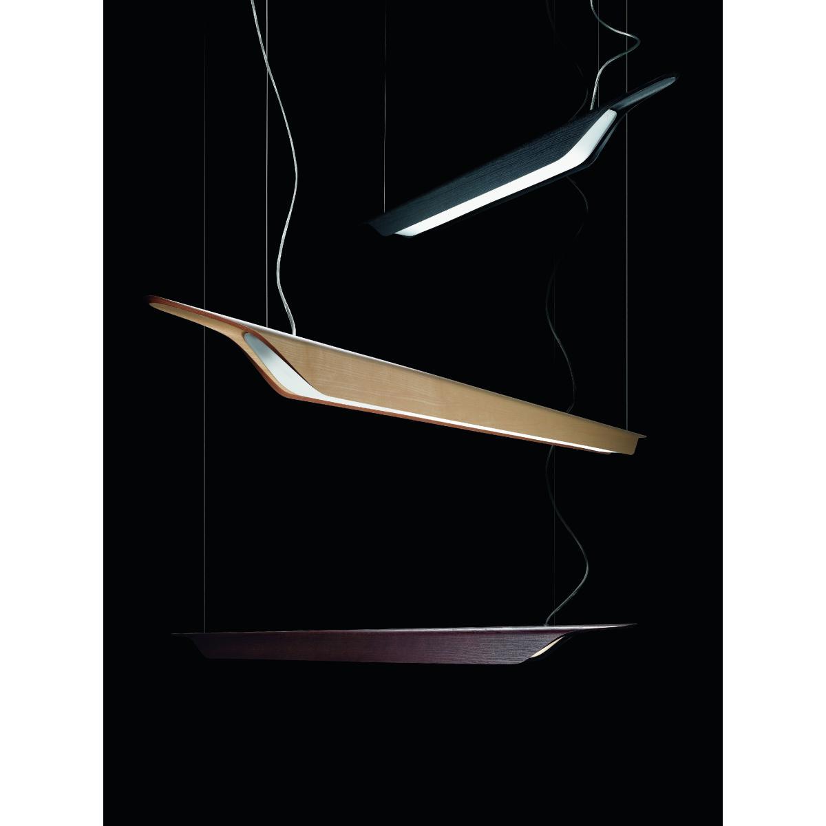 Troag Grande Pendant - L 215 cm by Foscarini Natural wood – image 4