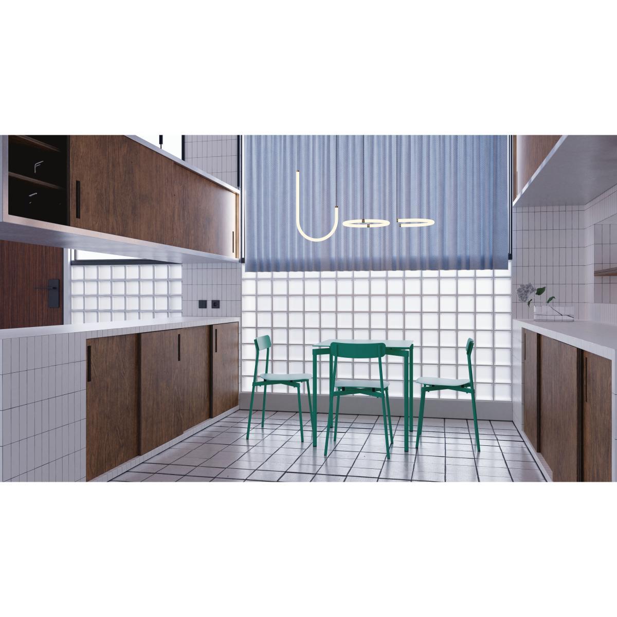 Unseen LED Pendant - / 3 elements - 100 x 53 cm by Petite Friture White – image 3
