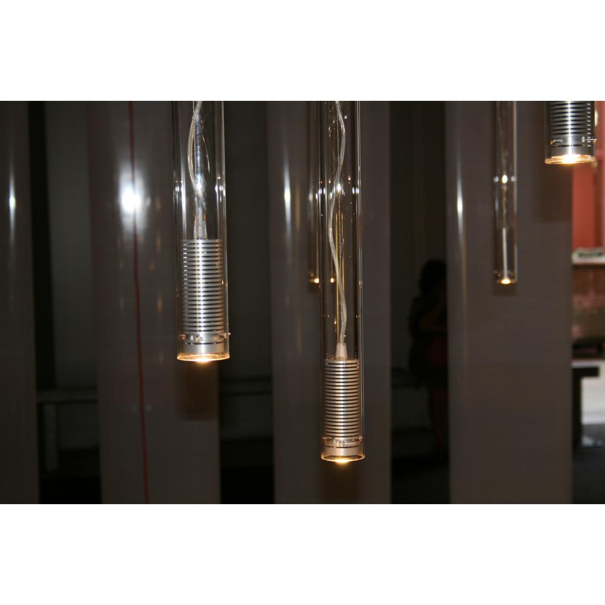 Tubo LED 1x Pendant - 1 LED tube by Fontana Arte Transparent – image 3
