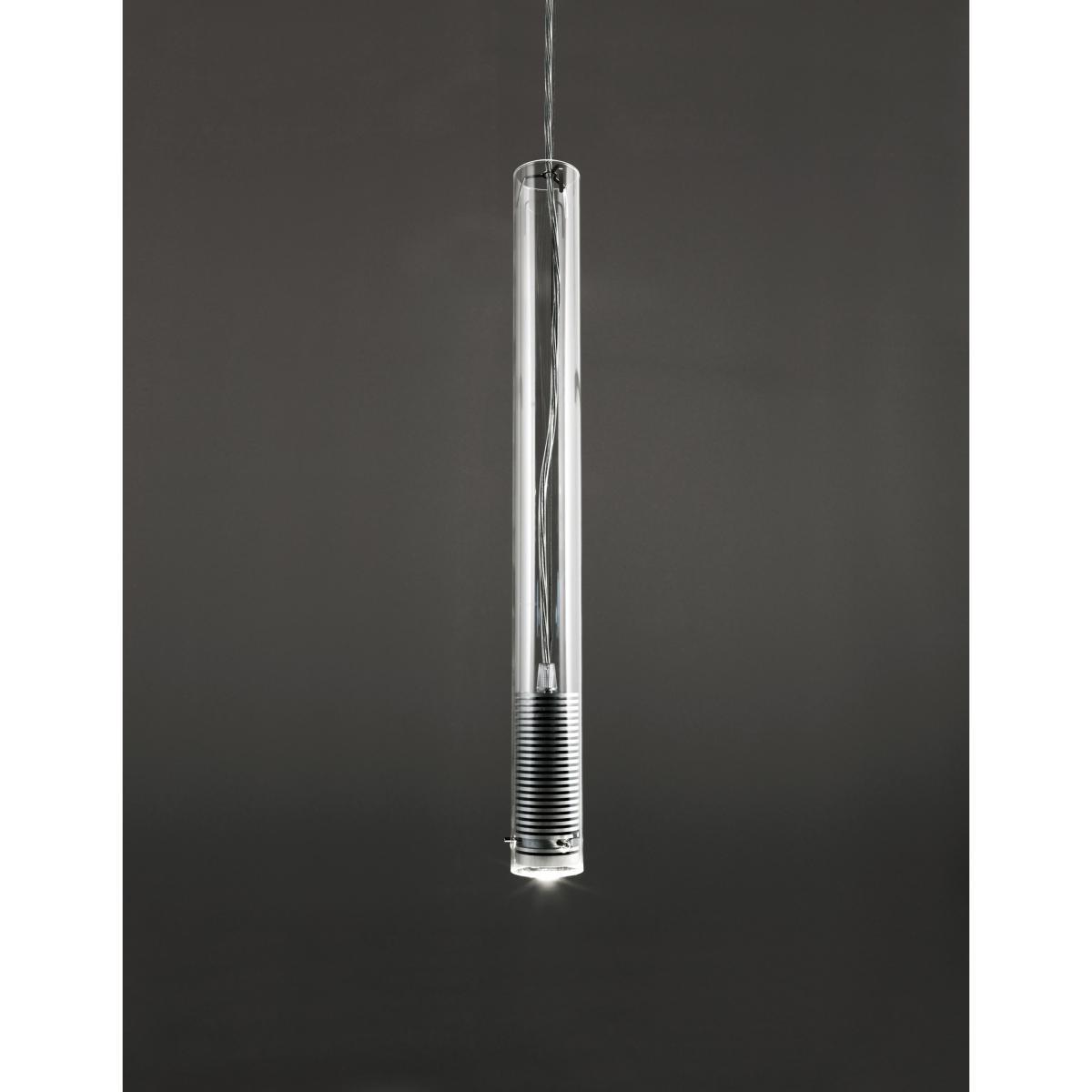 Tubo LED 1x Pendant - 1 LED tube by Fontana Arte Transparent – image 1