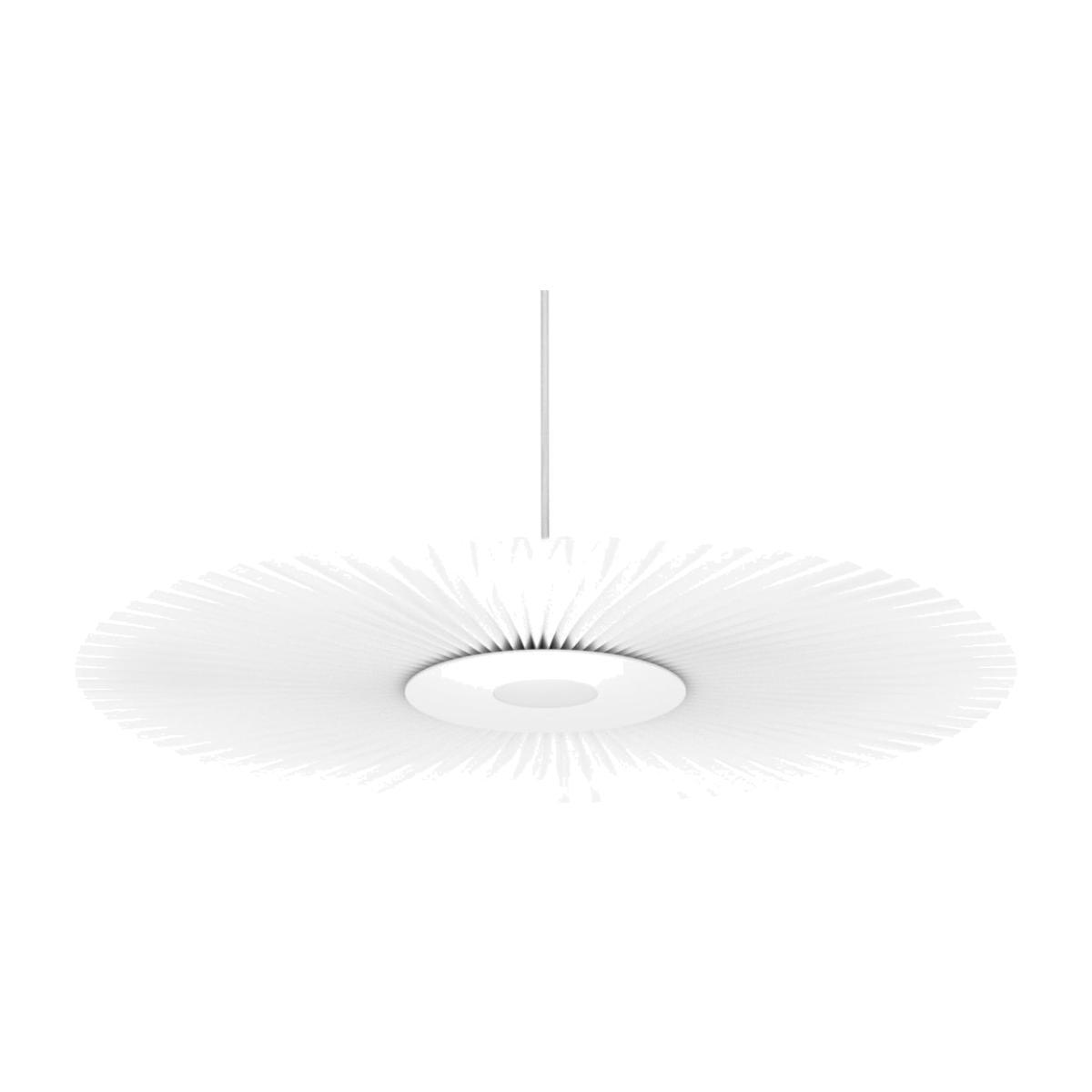 Carmen Small Pendant - / LED - Ø 90 cm - Pleated fabric by Hartô White – image 1