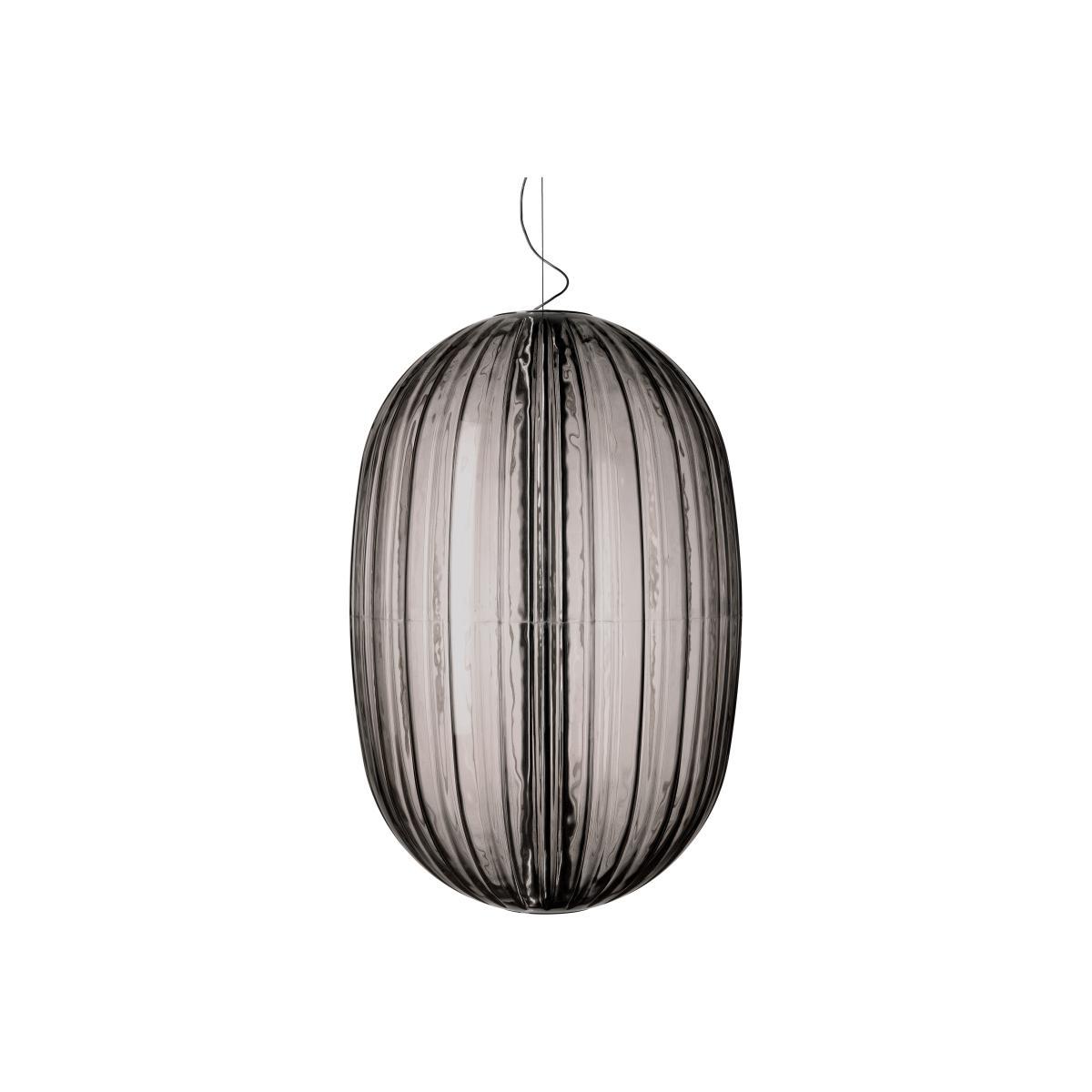 Plass Pendant - Ø 75 x H 114 cm by Foscarini Grey – image 1