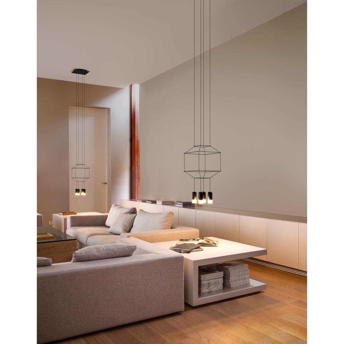 Wireflow Pendant by Vibia Black – image 2
