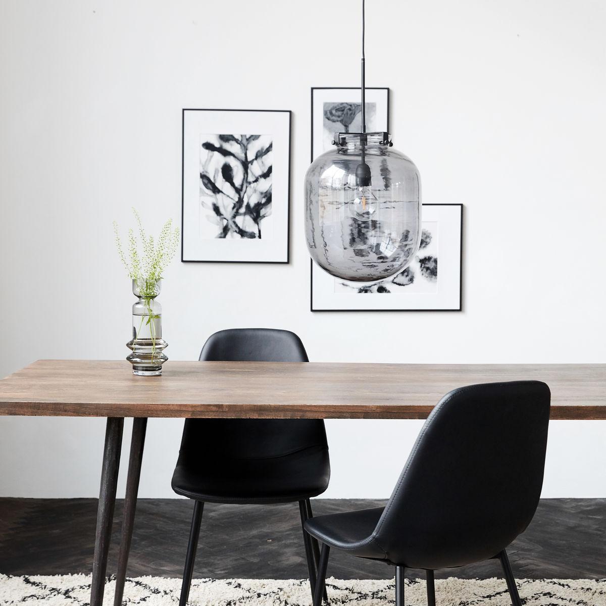 Ball Pendant - Glass / Ø 30 x H35 cm by House Doctor Grey – image 2