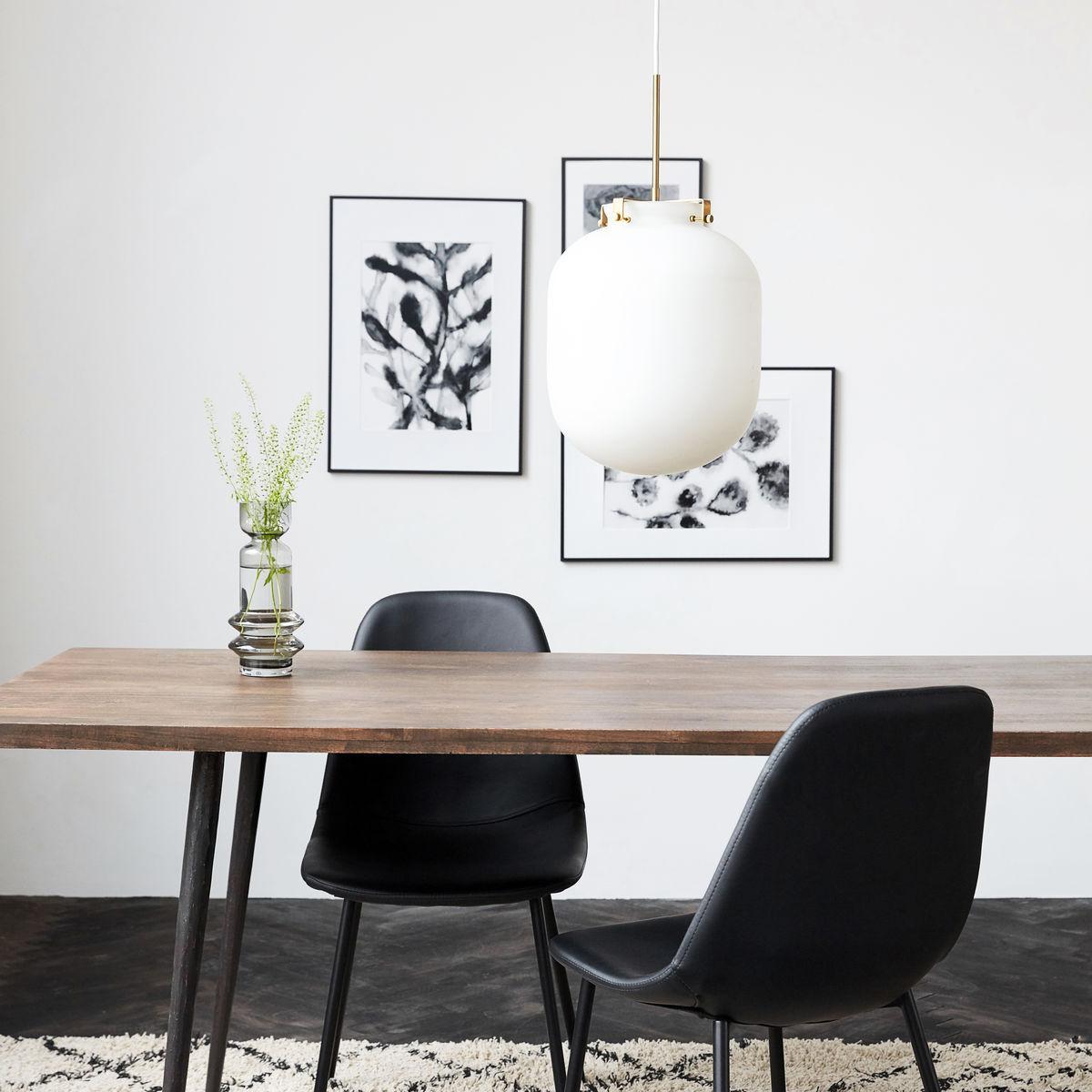 Ball Pendant - Glass / Ø 30 x H35 cm by House Doctor Grey – image 4