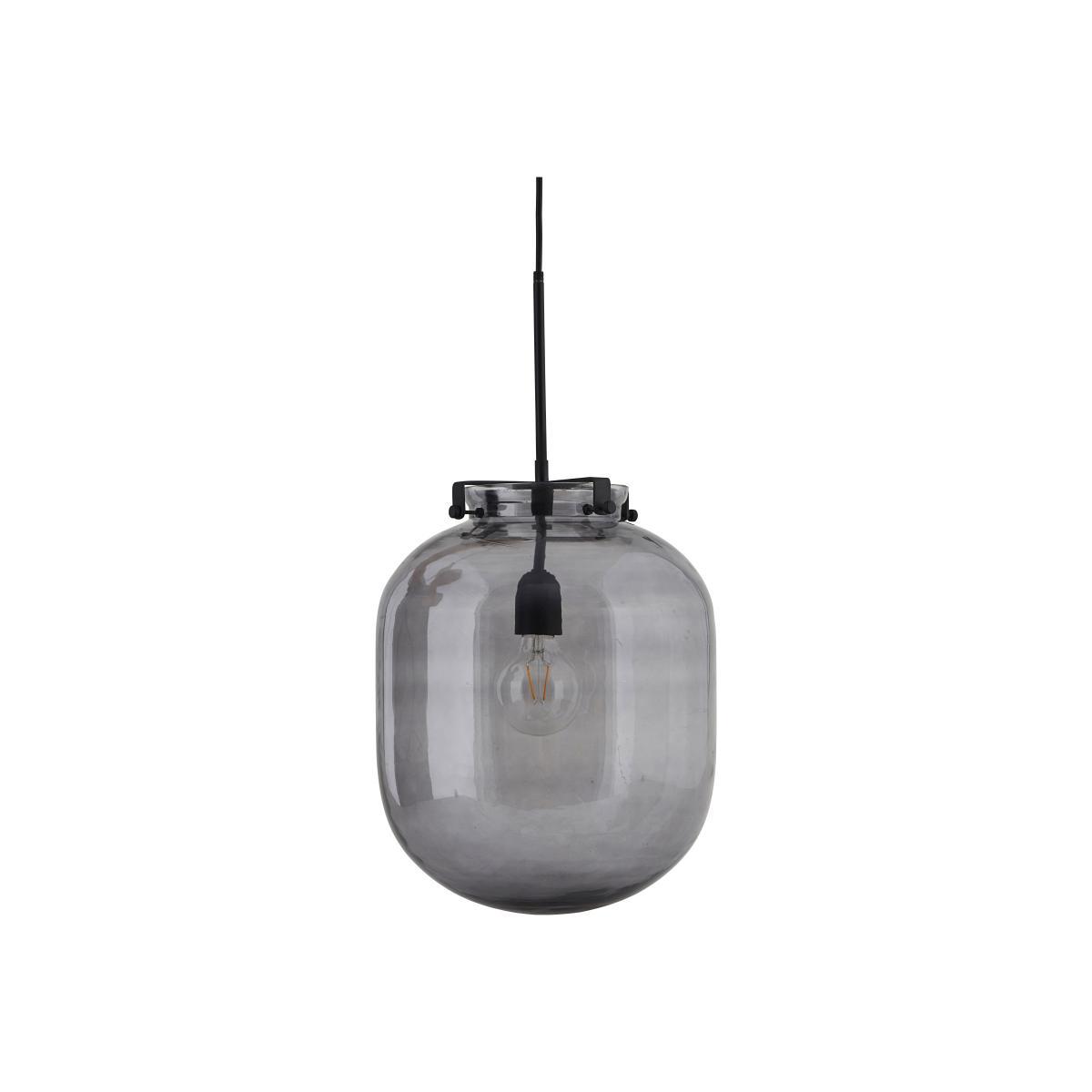Ball Pendant - Glass / Ø 30 x H35 cm by House Doctor Grey – image 1