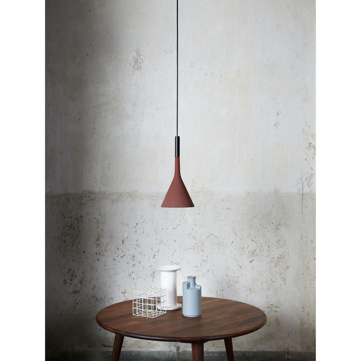 Aplomb Pendant - Cement / Ø 17 cm x H 36 cm by Foscarini Yellow – image 3
