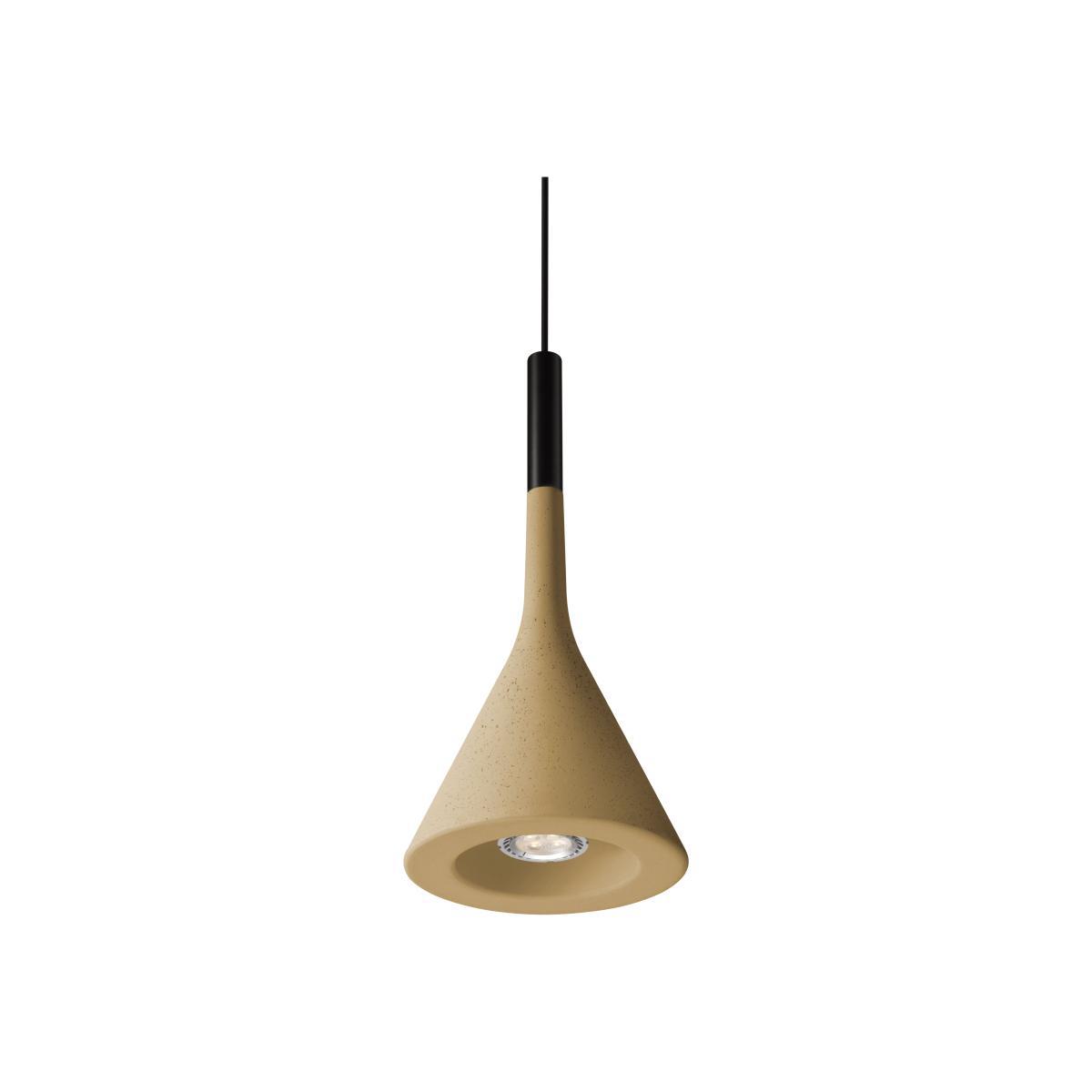 Aplomb Pendant - Cement / Ø 17 cm x H 36 cm by Foscarini Yellow – image 1