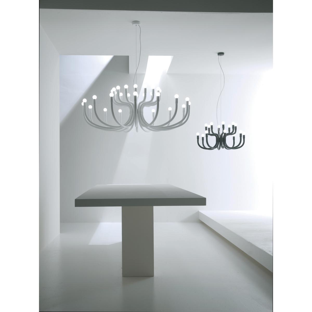 Snoob Pendant - 16 arms - Ø 130 cm by Karman Black – image 3