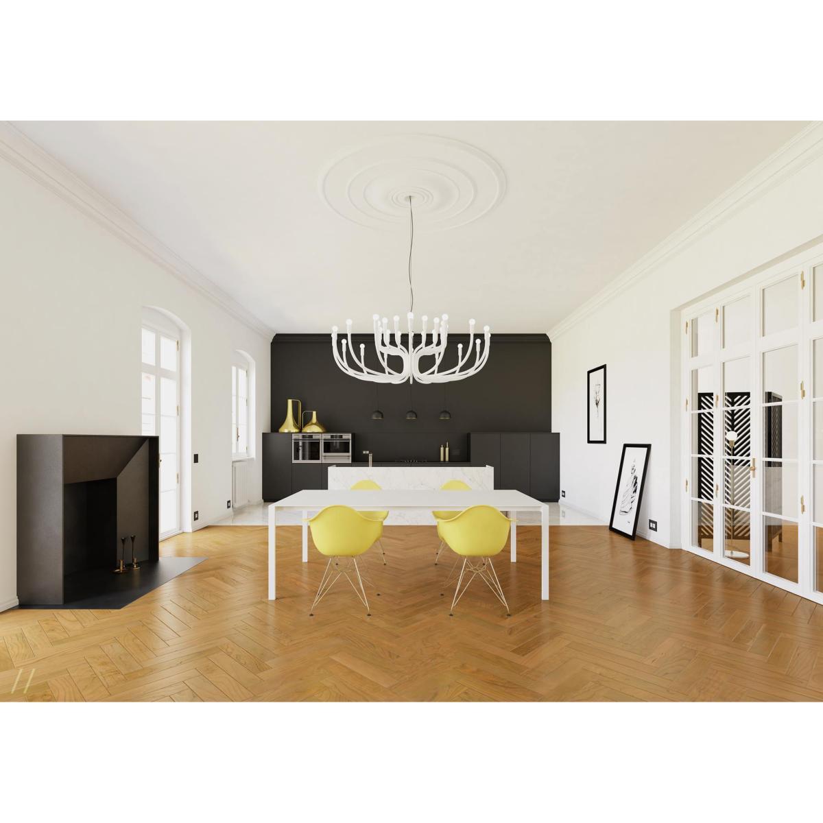 Snoob Pendant - 16 arms - Ø 130 cm by Karman Black – image 5