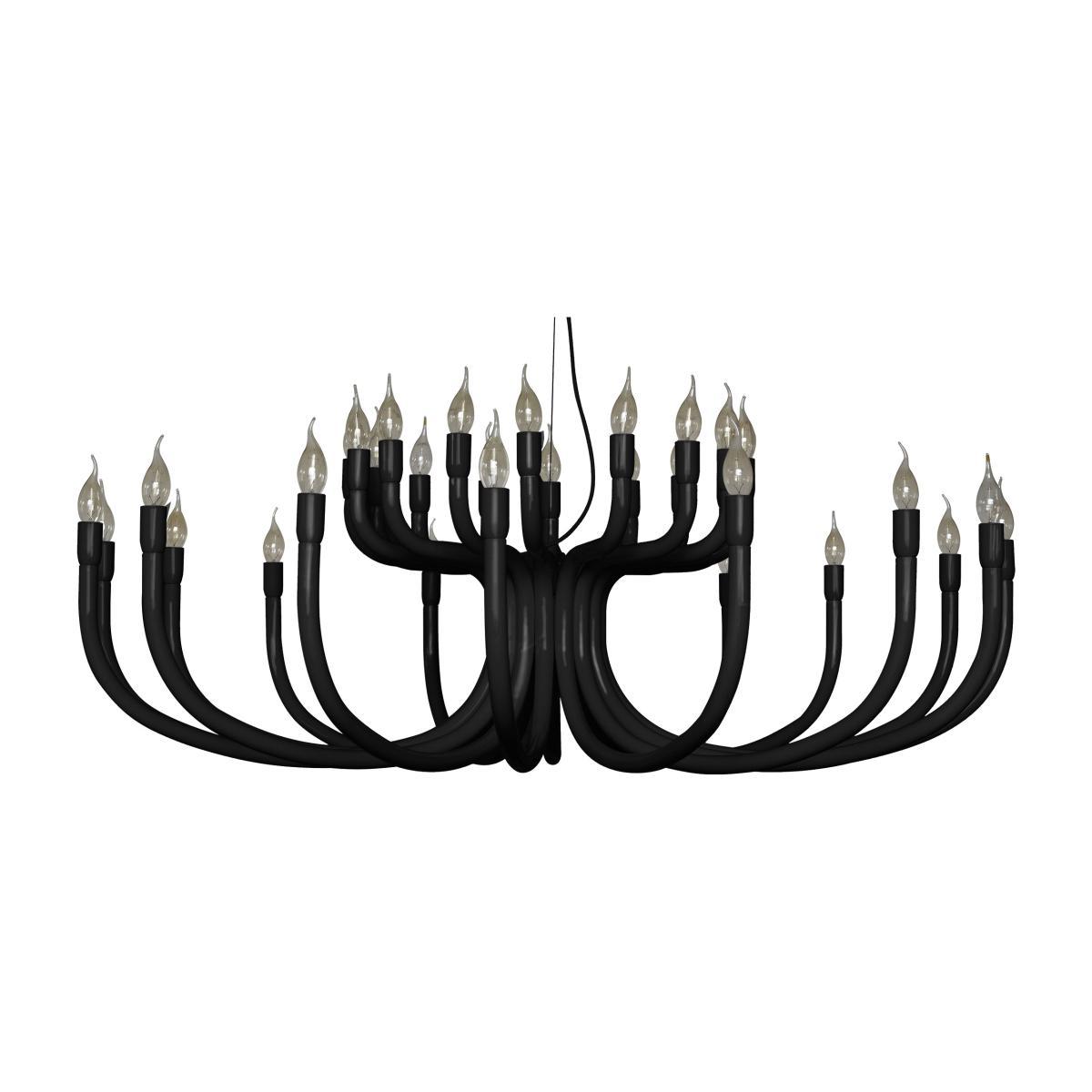 Snoob Pendant - 16 arms - Ø 130 cm by Karman Black – image 1