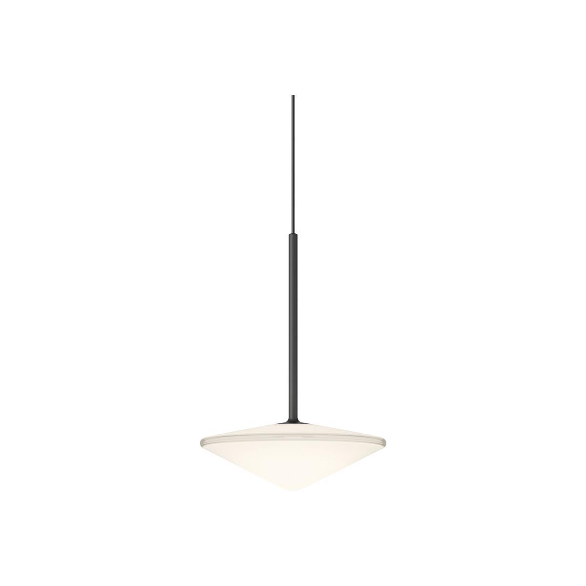 Tempo Triangle Pendant - / LED - Ø 20.5 cm by Vibia Grey/Black – image 1