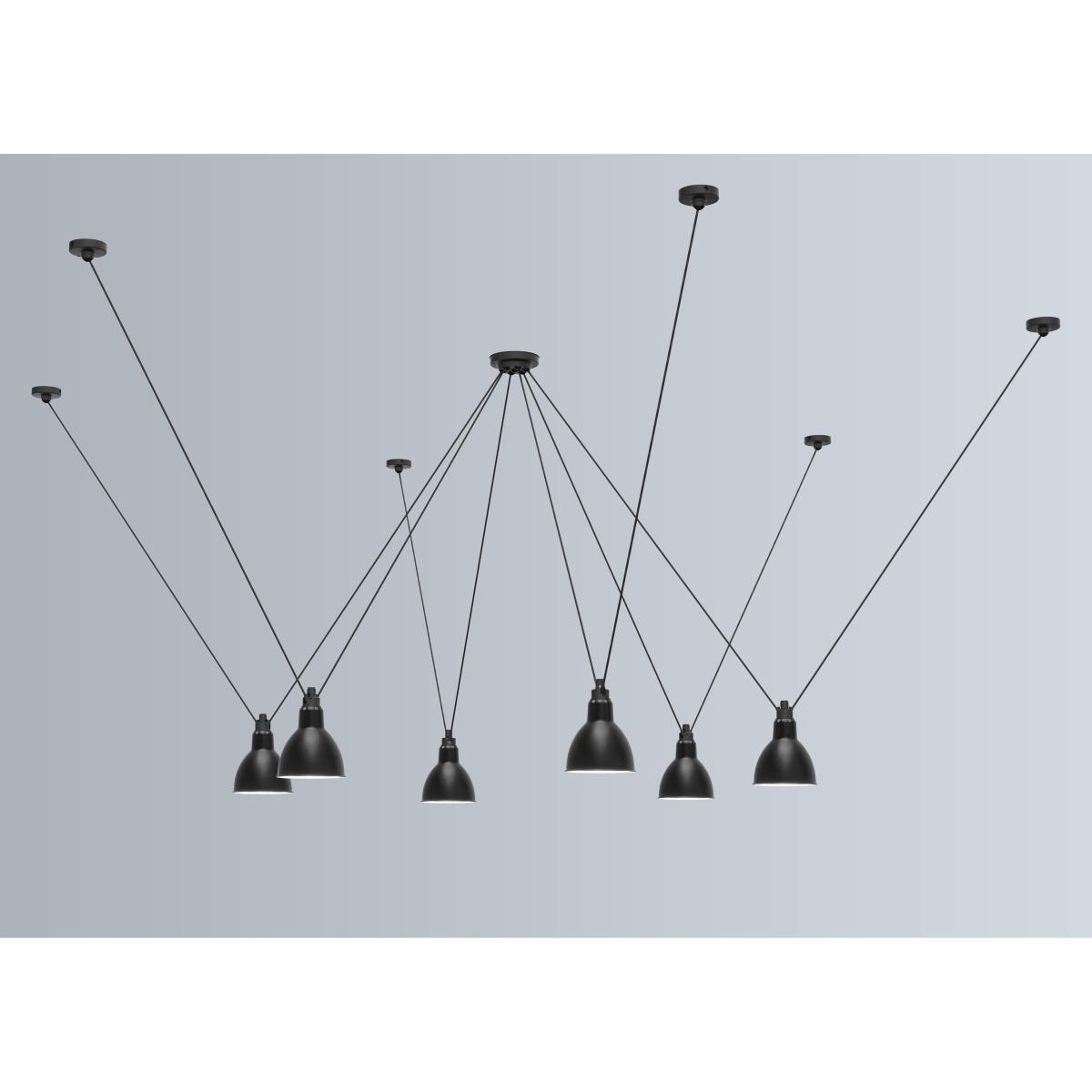 Acrobate N°326 Pendant - / Lampes Gras - 6 glass shades Ø 25 cm by DCW éditions White – image 2