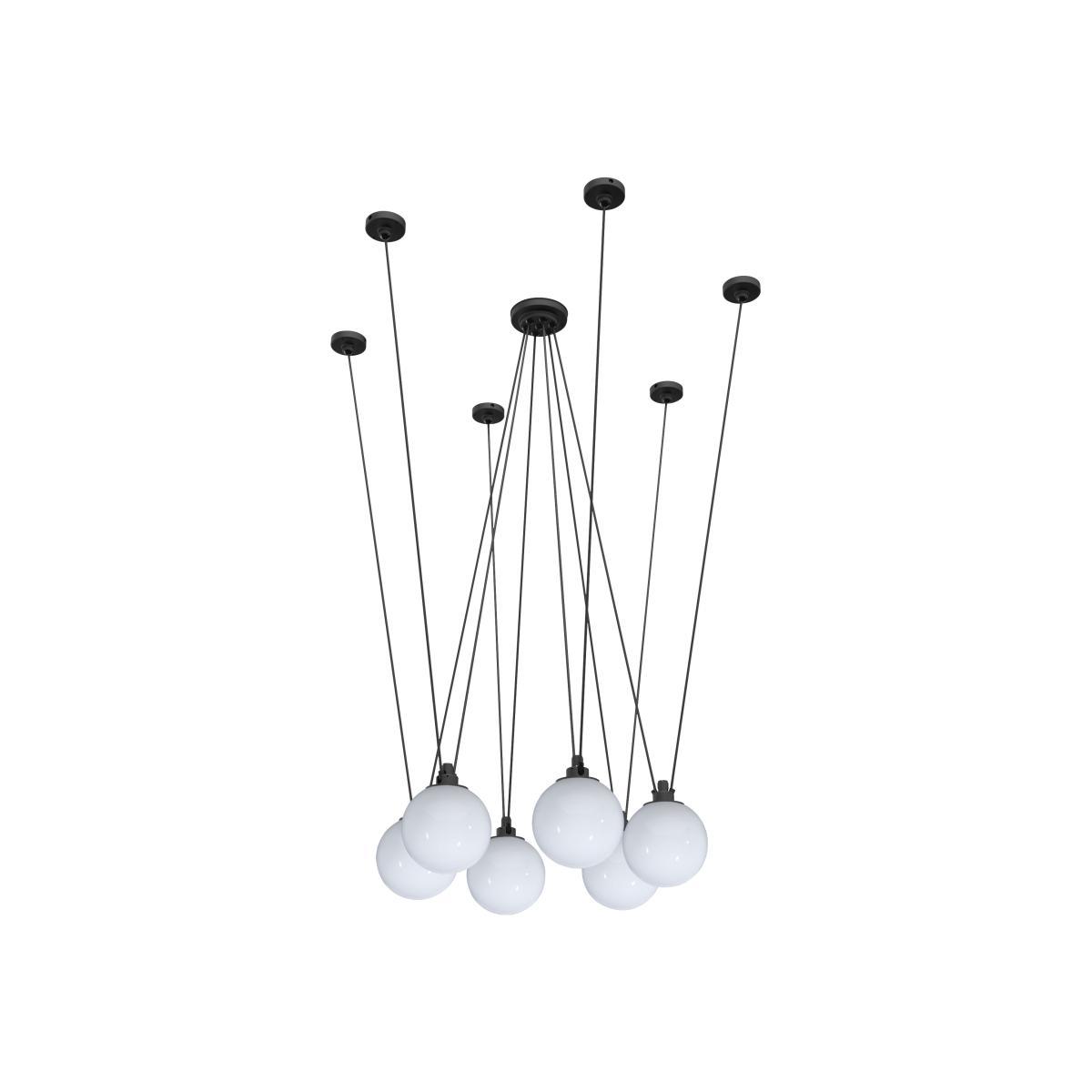 Acrobate N°326 Pendant - / Lampes Gras - 6 glass shades Ø 25 cm by DCW éditions White – image 1