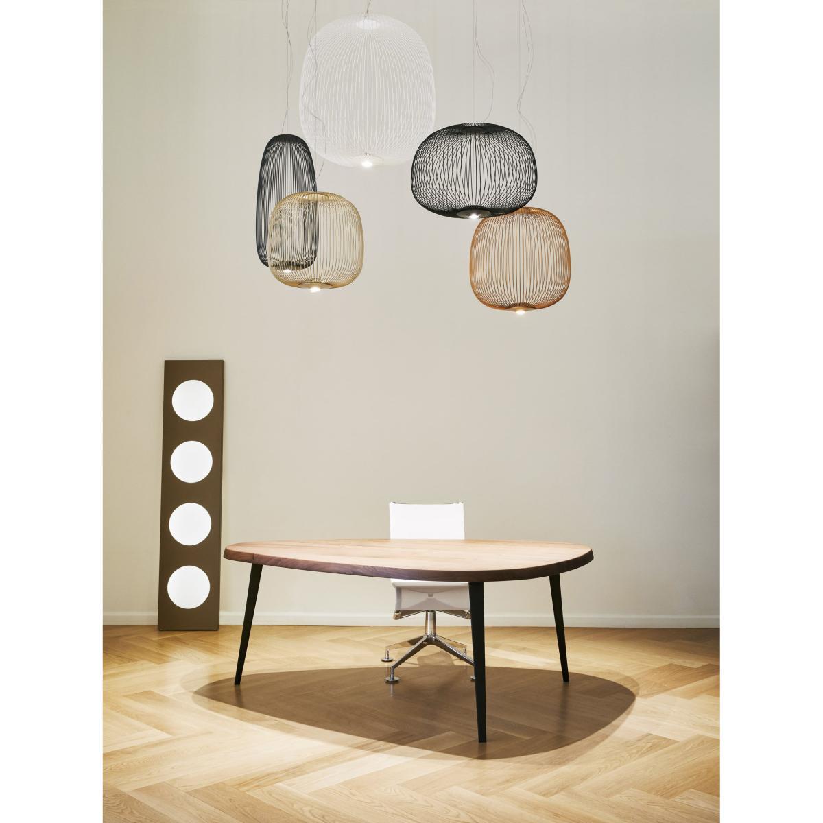 Spokes 3 My Light Pendant - / LED - Bluetooth / Ø 61 x H 42 cm by Foscarini White – image 4