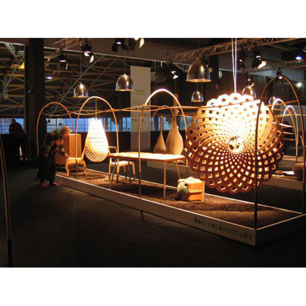 Koura Pendant - Ø 52 cm by David Trubridge Natural wood – image 3