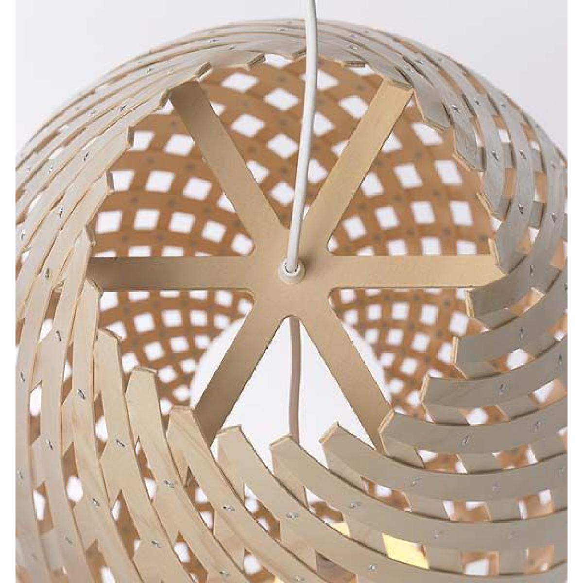 Koura Pendant - Ø 52 cm by David Trubridge Natural wood – image 5