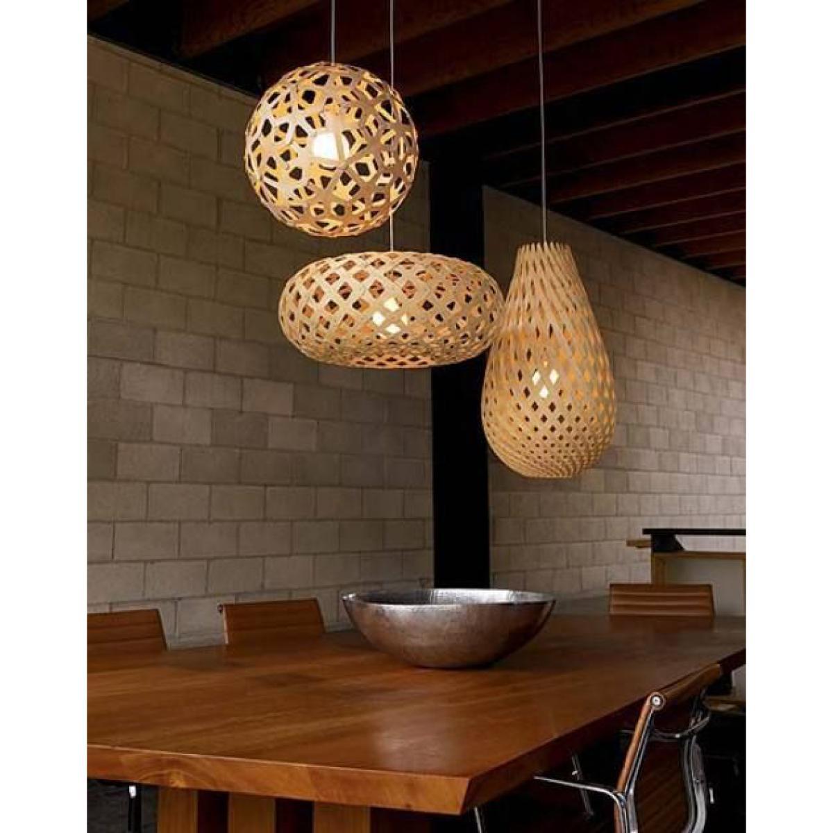 Koura Pendant - Ø 52 cm by David Trubridge Natural wood – image 6