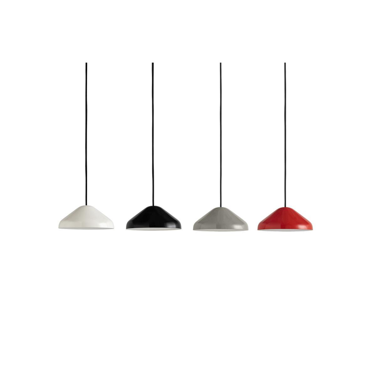 Pao Small Pendant - / Ø 23cm - Steel by Hay Grey – image 3