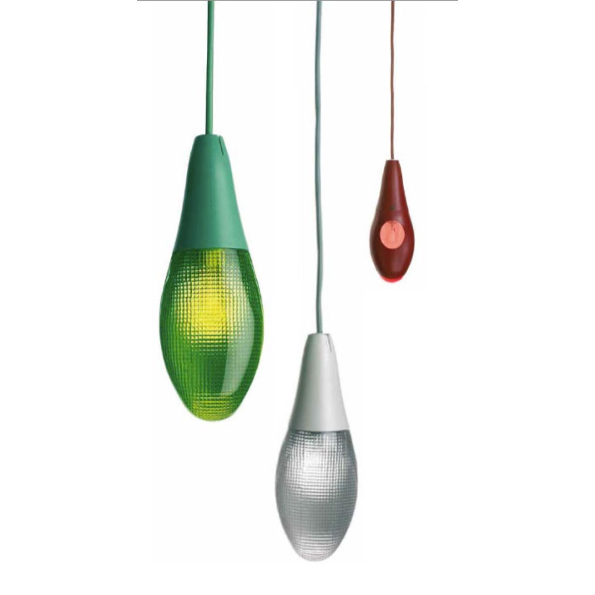 Pod lens Pendant by Luceplan Grey – image 2
