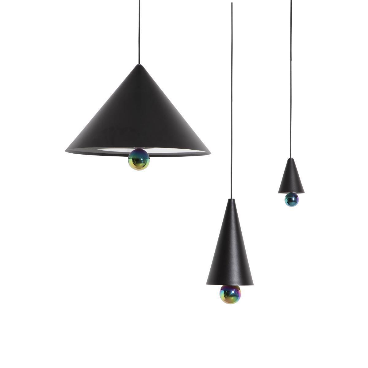 Cherry Large Pendant - / LED - Ø 50 x H 38 cm by Petite Friture Black – image 2