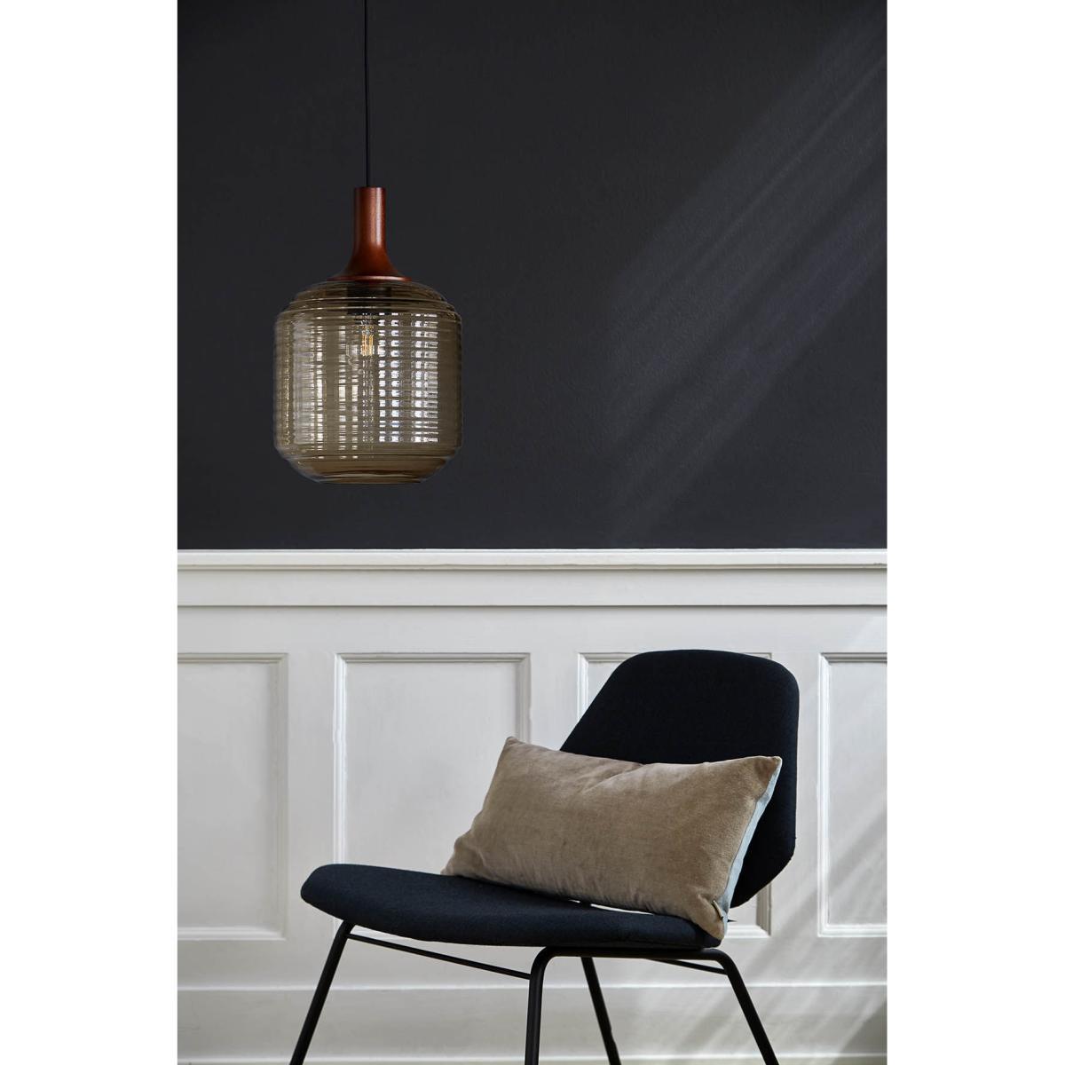 Honey Large Pendant - / Glass & wood by Frandsen Brown – image 2