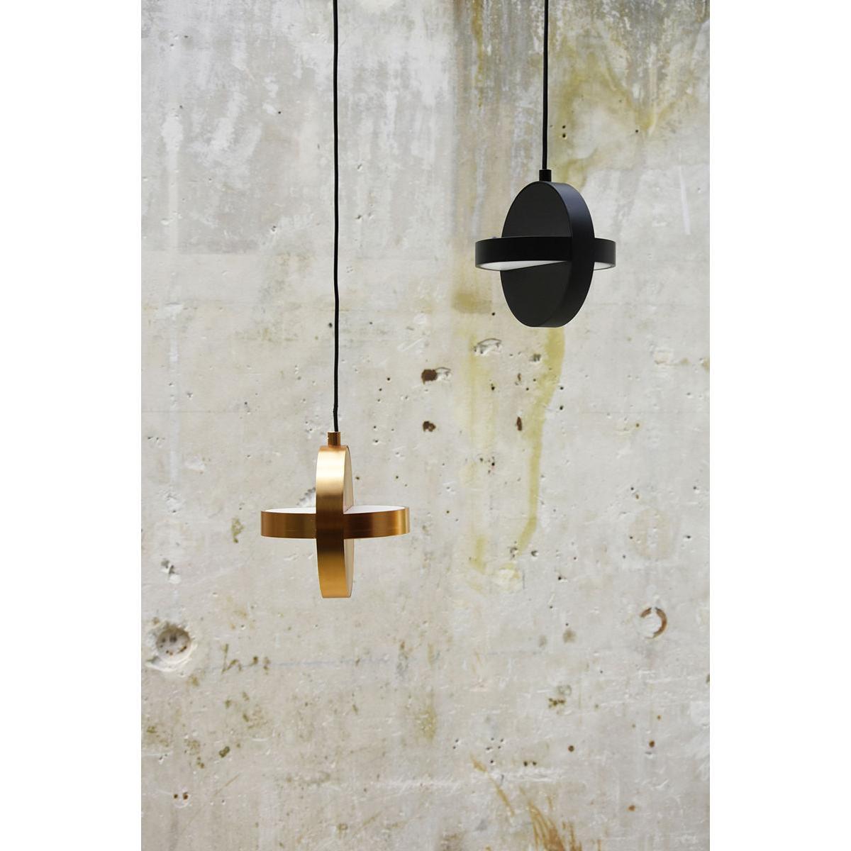 Big Plus LED Pendant - / Ø 33 cm - Aluminium by ENOstudio Gold/Metal – image 2