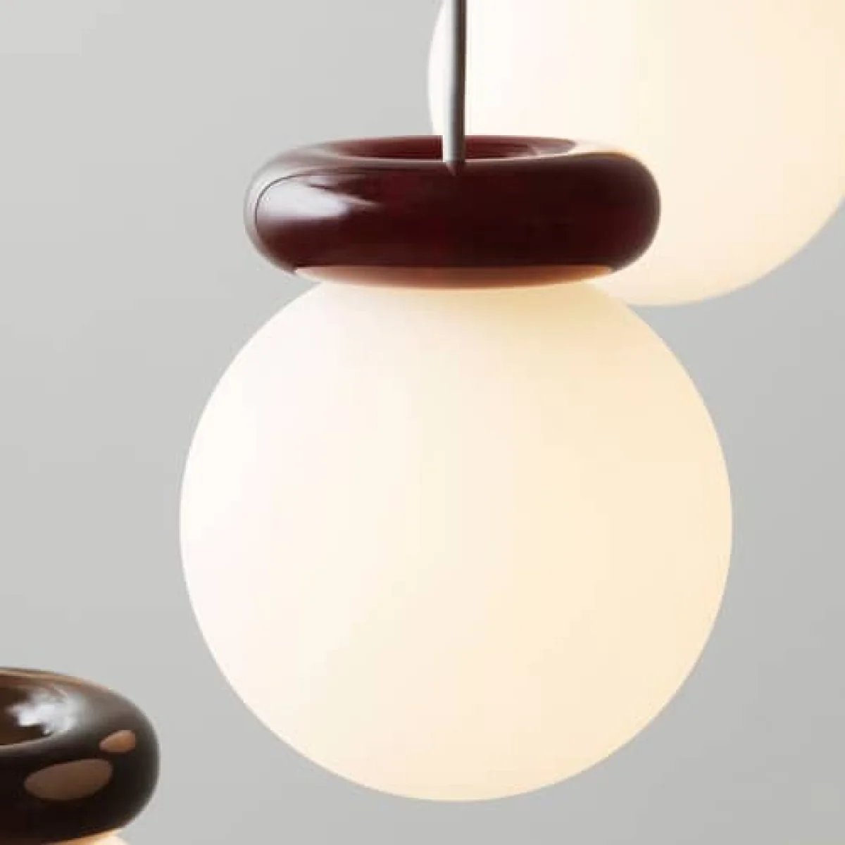 Hinx Pendant glass red / Ø 15 cm - Normann Copenhagen – image 2