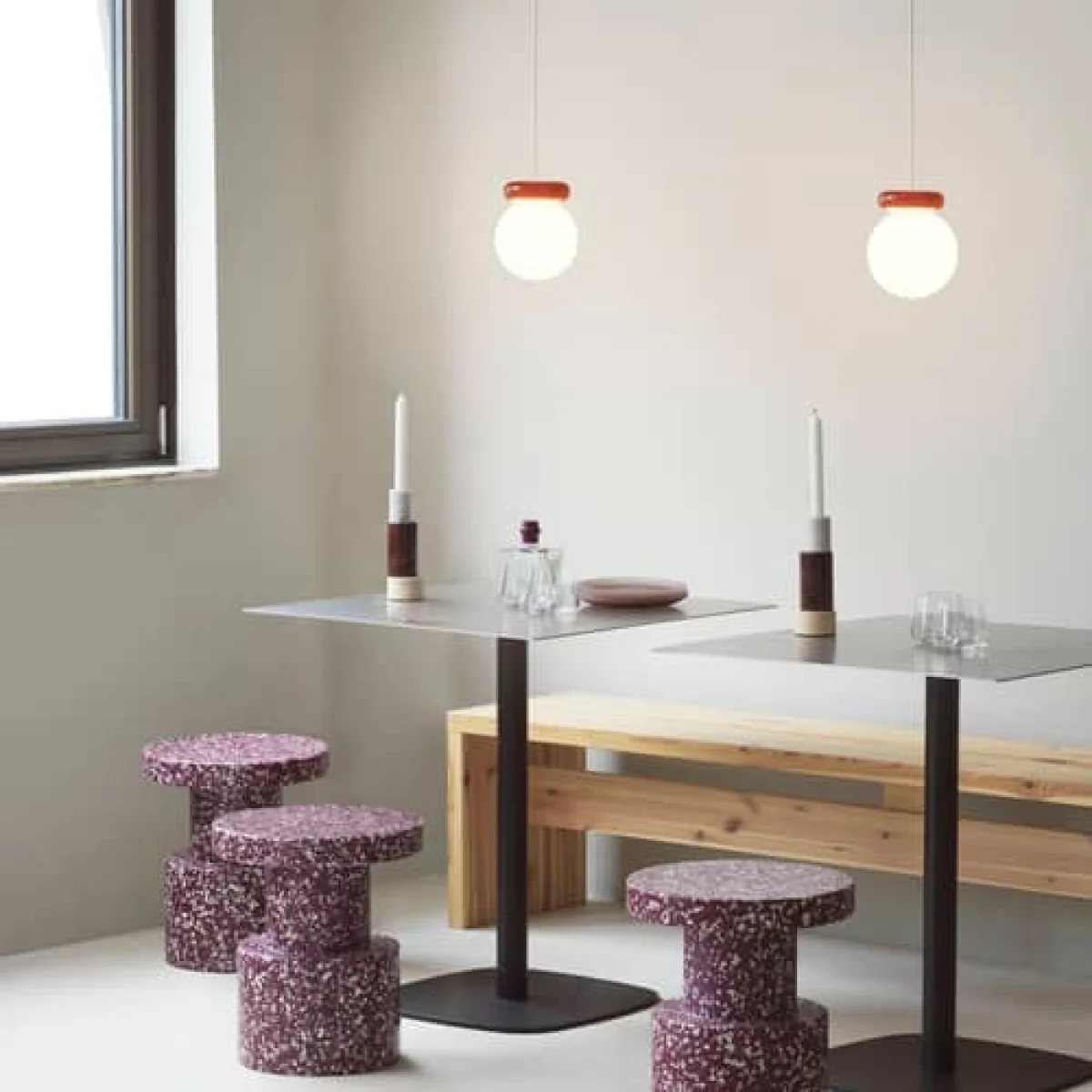 Hinx Pendant glass red / Ø 15 cm - Normann Copenhagen – image 3