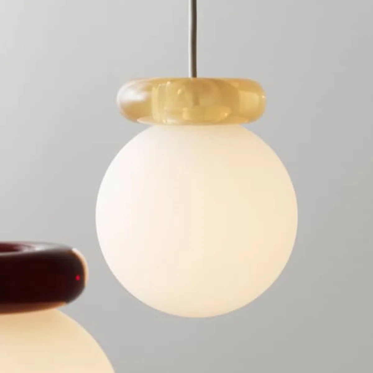 Hinx Pendant glass beige / Ø 15 cm - Normann Copenhagen – image 2
