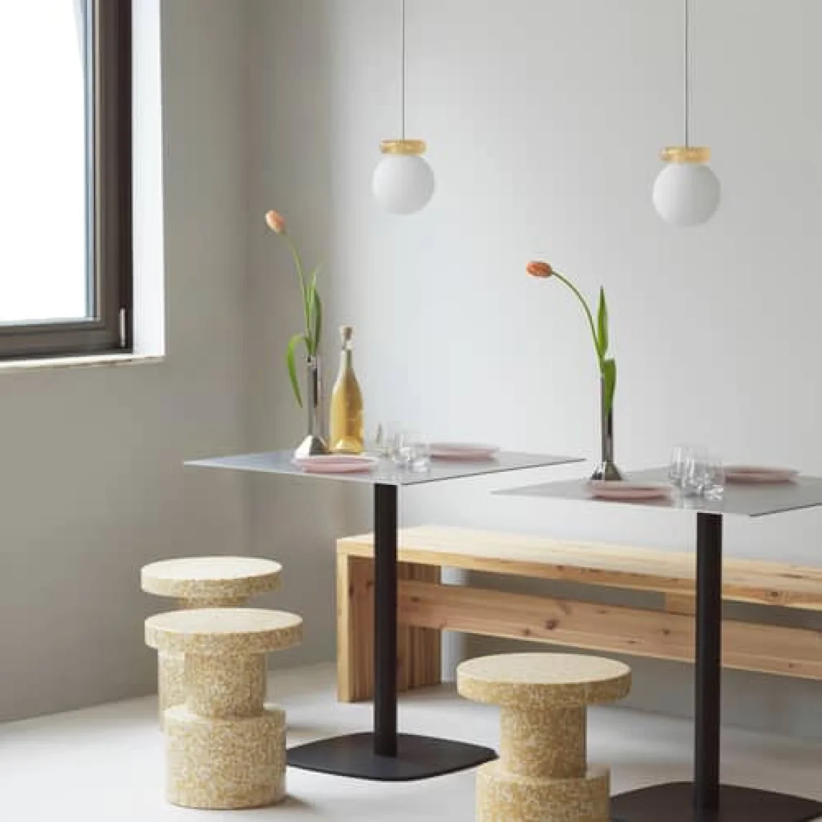Hinx Pendant glass beige / Ø 15 cm - Normann Copenhagen – image 5