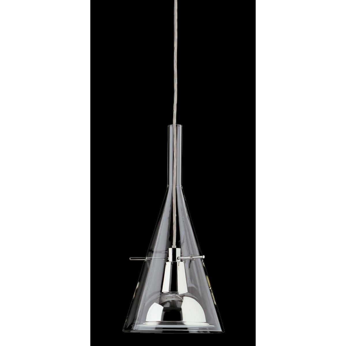 Flûte 1 - Magnum Pendant by Fontana Arte Transparent/Metal – image 2